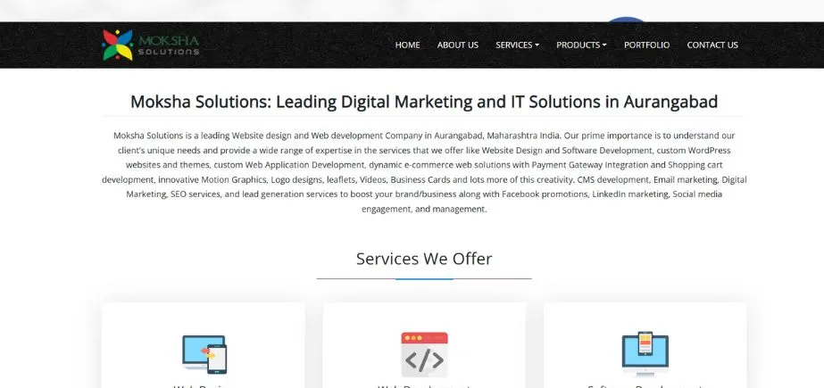 Moksha Solutions - IT Companies in Aurangabad