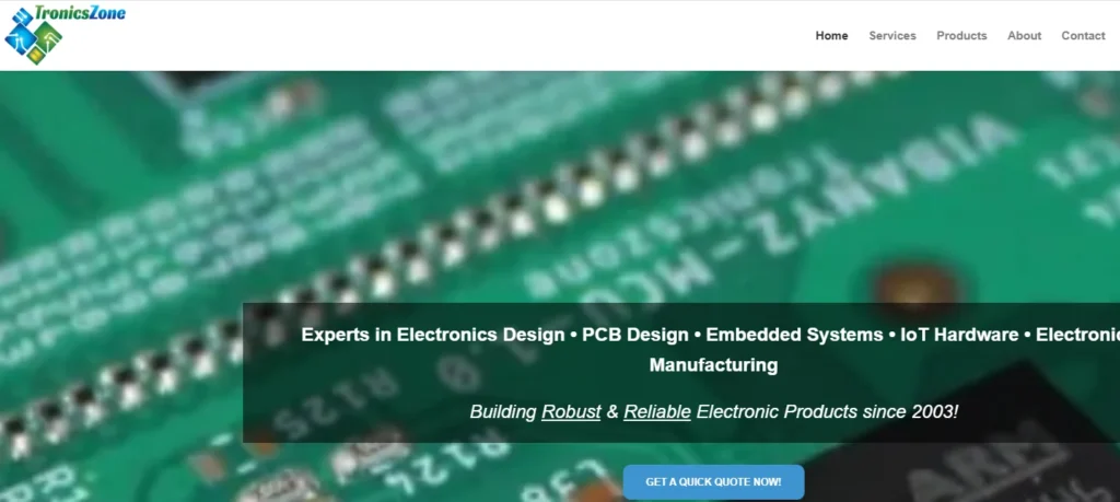  Electronics Manufacturing Company in Bangalore - TronicsZone