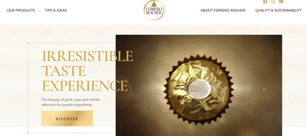 chocolate company in India - Ferrero Rocher