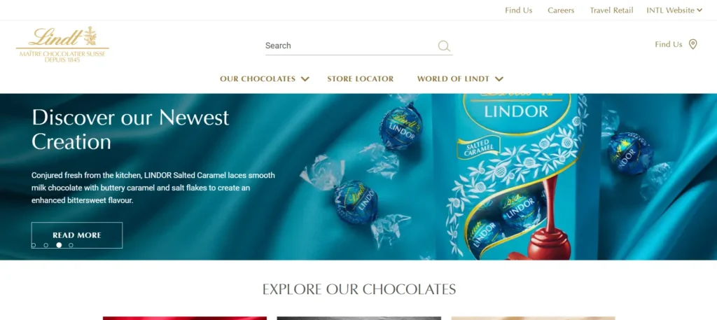 chocolate company in India - Lindt