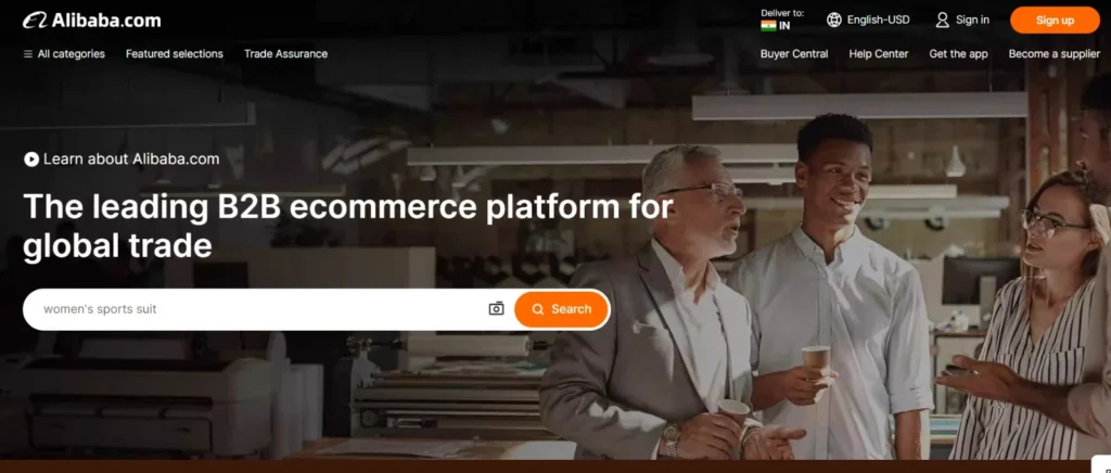 B2B Company in India - Alibaba