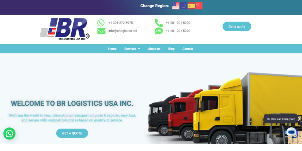 logistics companies in USA-BR LOGISTICS USA INC