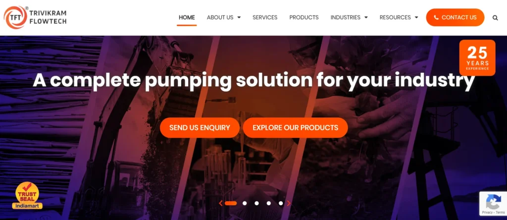 Pump Manufacturer in Coimbatore - TFT Pumps