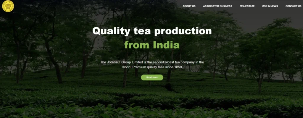 Tea Manufacturers in Assam - Jorehaut Tea Company Ltd.