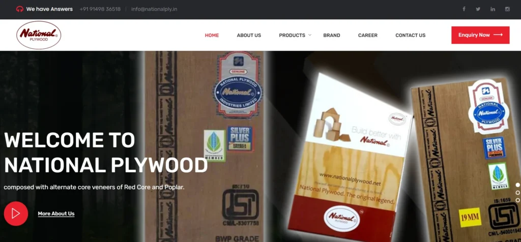 Plywood Manufacturer in India - National Plywood