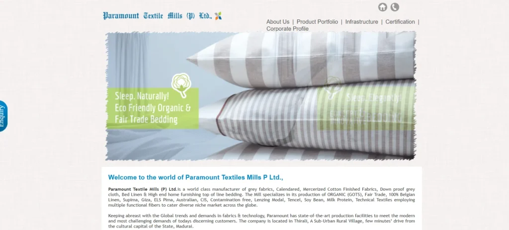 bed sheet manufacturer in Panipat - Paramount Textile