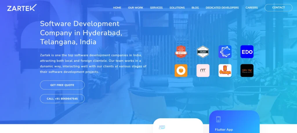 app development company in Hyderabad - Zartek Technologies