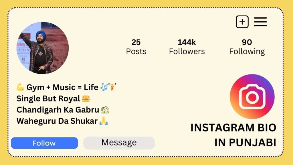 Instagram Bio in Punjabi