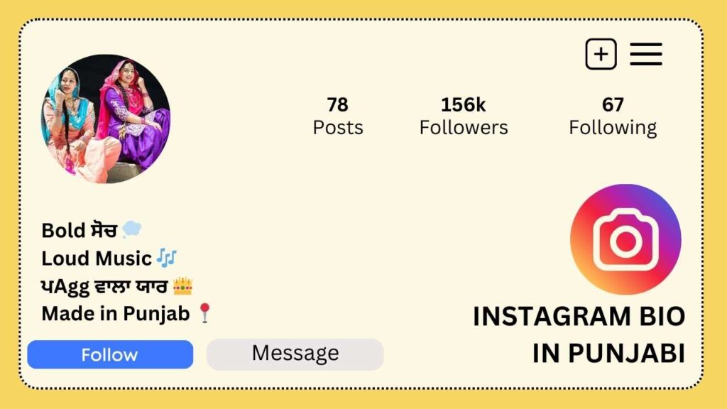 Instagram Bio in Punjabi