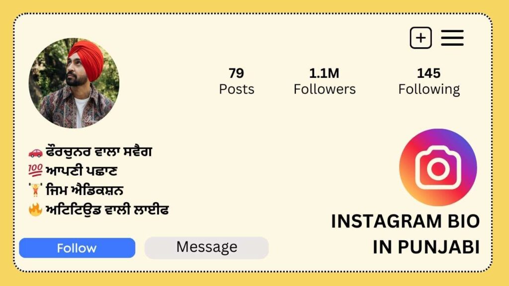 Instagram Bio in Punjabi