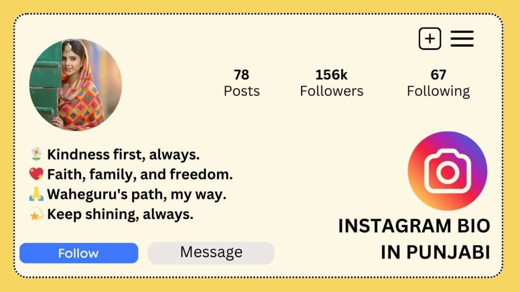 Instagram Bio in Punjabi