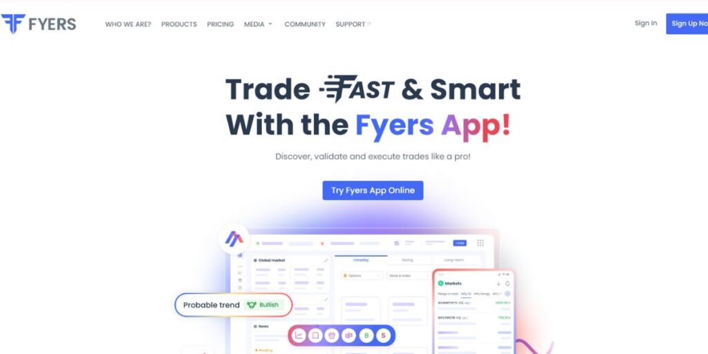 Trading Apps in India -  FYERS App