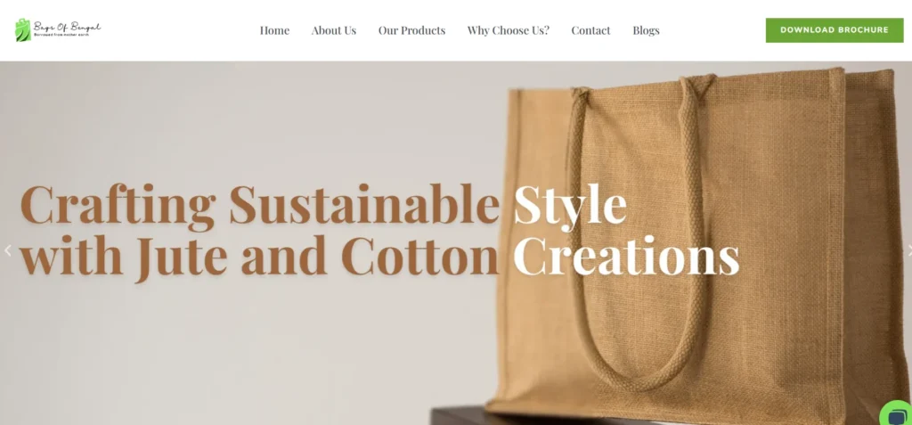 Jute Bag Manufacturer in India - Bags of Bengal