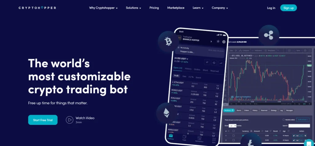 Crypto Trading Broker and Platform - Cryptohopper