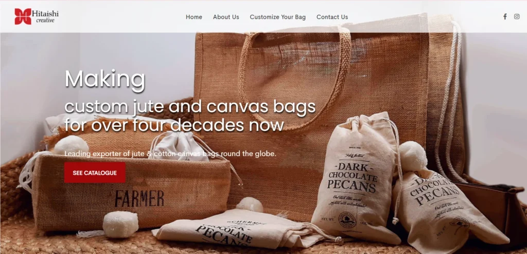 Jute Bag Manufacturer in India - Hitaishi Creative
