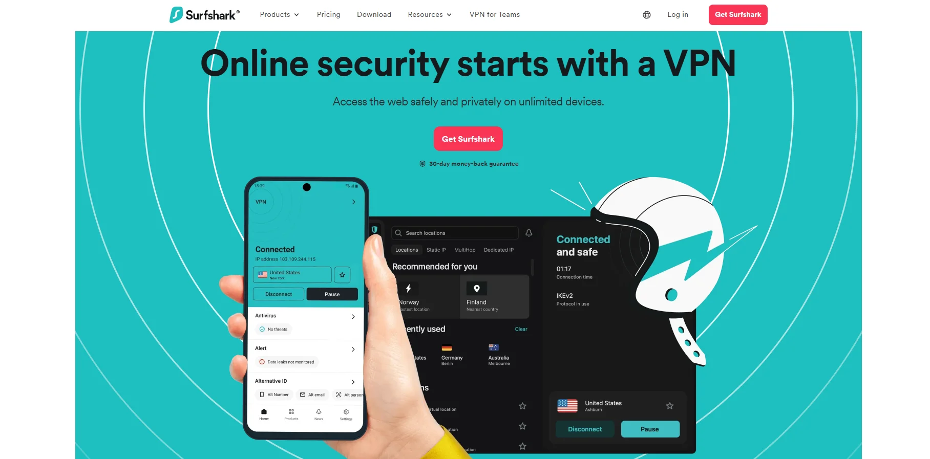 VPN for PC - Surfshark