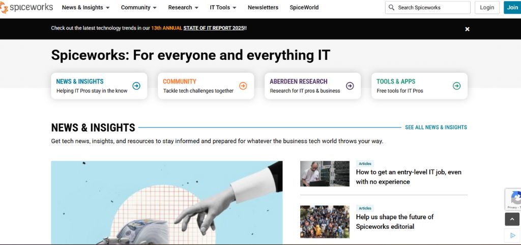 Best IT service desk tools- spiceworks