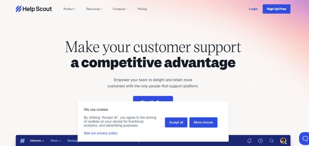 Best IT service desk tools- helpscout