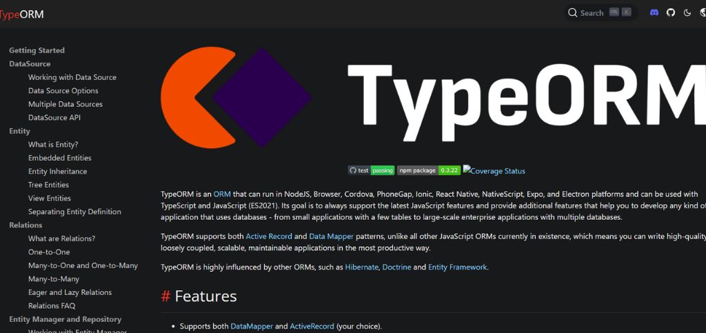 best orm tools- type ORM