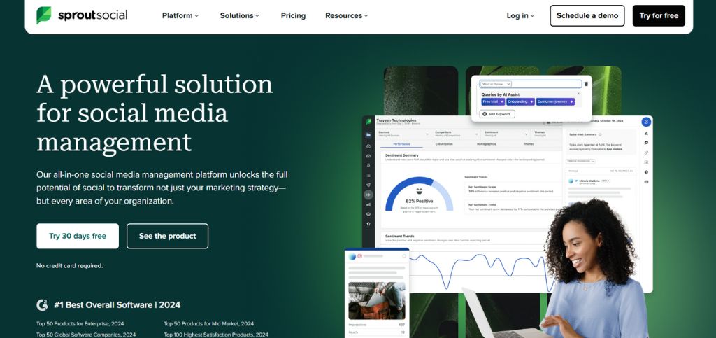 Social media analytics tools- SPROUT SOCIAL
