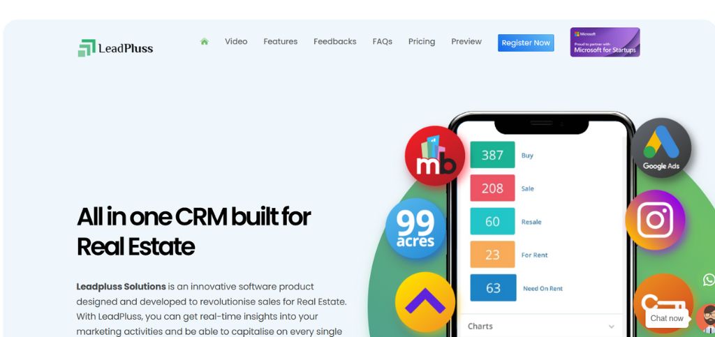 crm software for real estate agents - leadpluss
