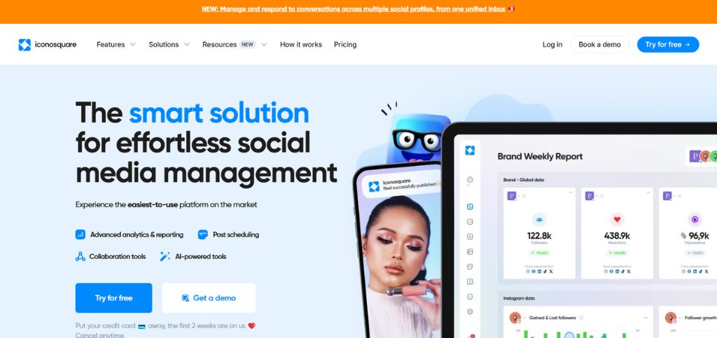 Social media analytics tools - ICONOSQAURE