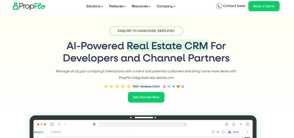 crm software for real estate agents - propflo
