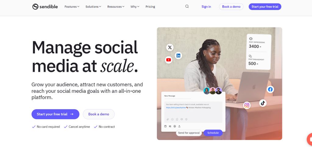 Social media analytics tools- SENDIBLE