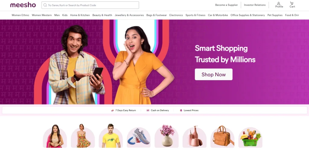 Clothing Dropshipping Suppliers in India - Shop101 (Now Meesho)