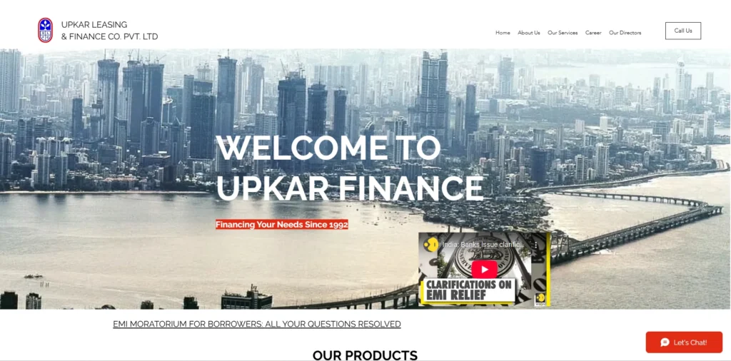 Finance Company in Mumbai - Upkar Leasing and Finance Co. Pvt. Ltd.