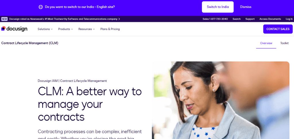 Best Contract Lifecycle Management Tools- DocuSign