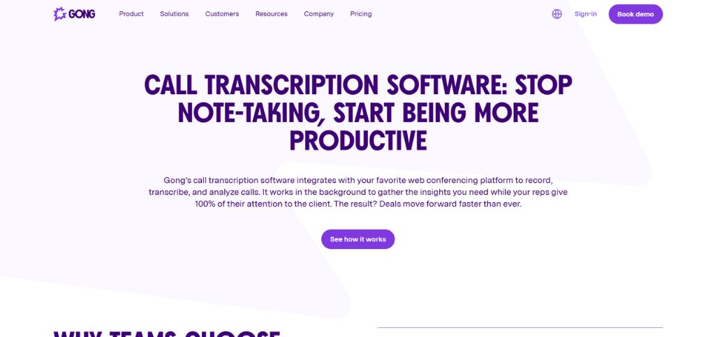 AI Note-taking Apps- gong