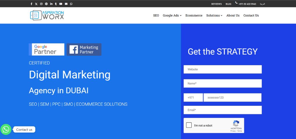 SEO Agencies in Dubai- Aspiration Worx