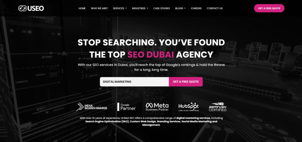 SEO Agencies in Dubai-
United SEO