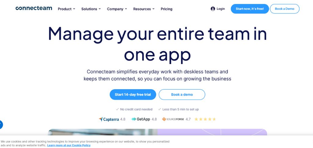 team communication apps- connectteam