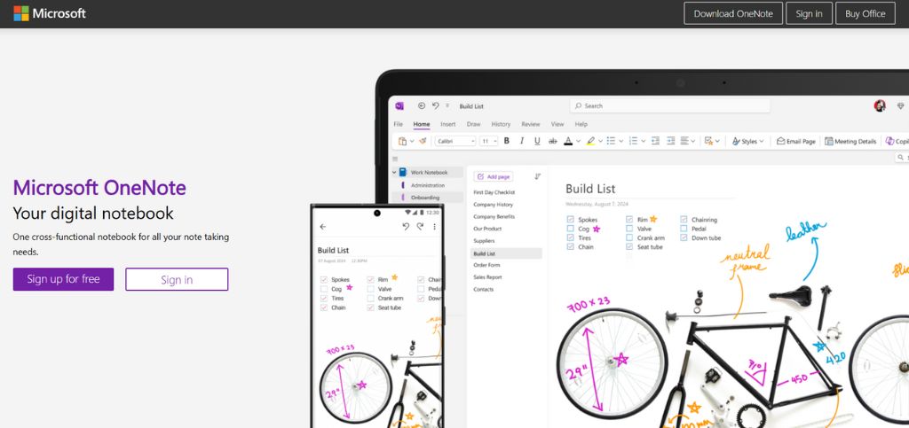AI Note-taking Apps- one note