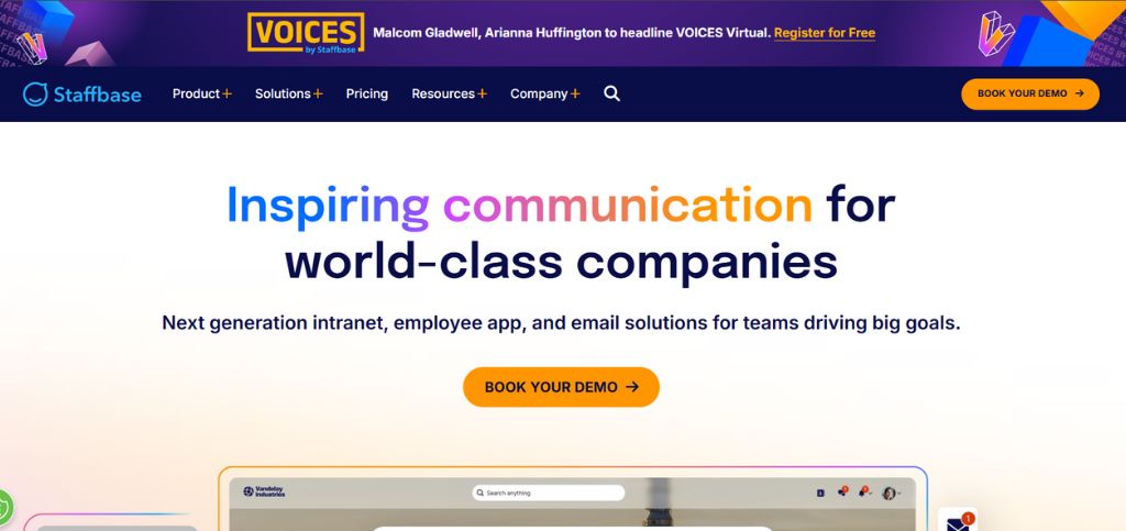 team communication apps- staffbase