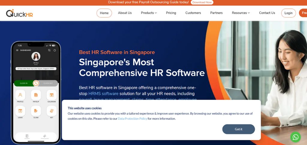 Best HR Software in Singapore- quick hr