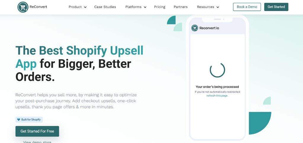 Free Shopify Upsell Apps - Reconvert