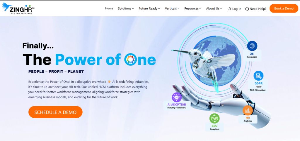 Best HR Software in Singapore- zing hr