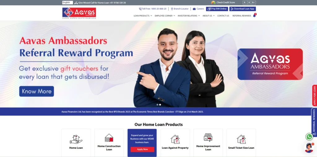 Finance Company in Jaipur - Aavas Financiers