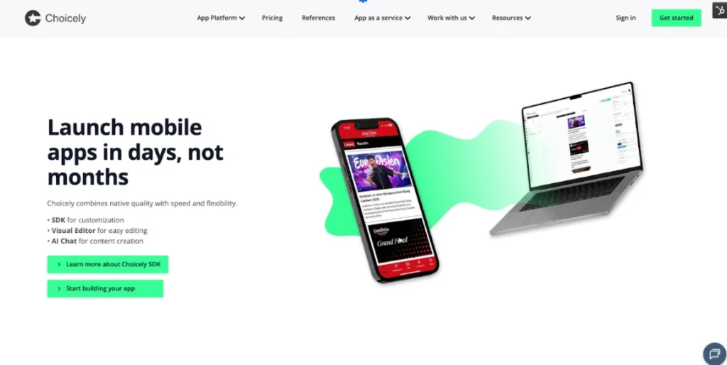Choicely Mobile App Platform