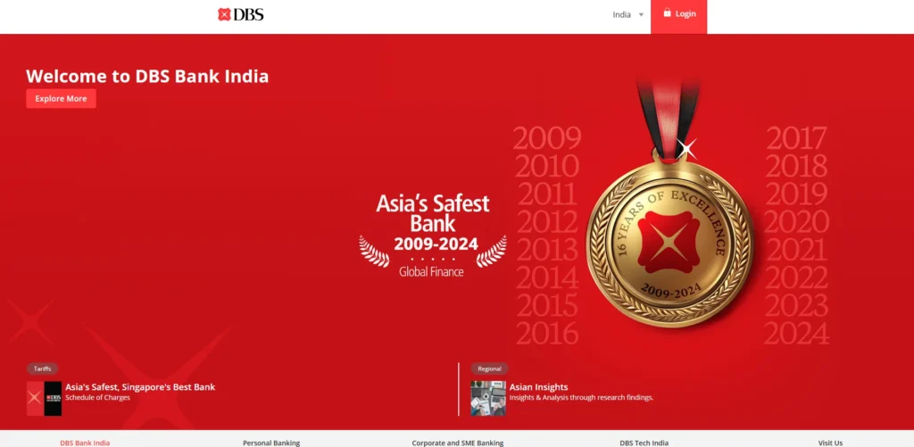 DBS Bank-Finance Companies in Hyderabad