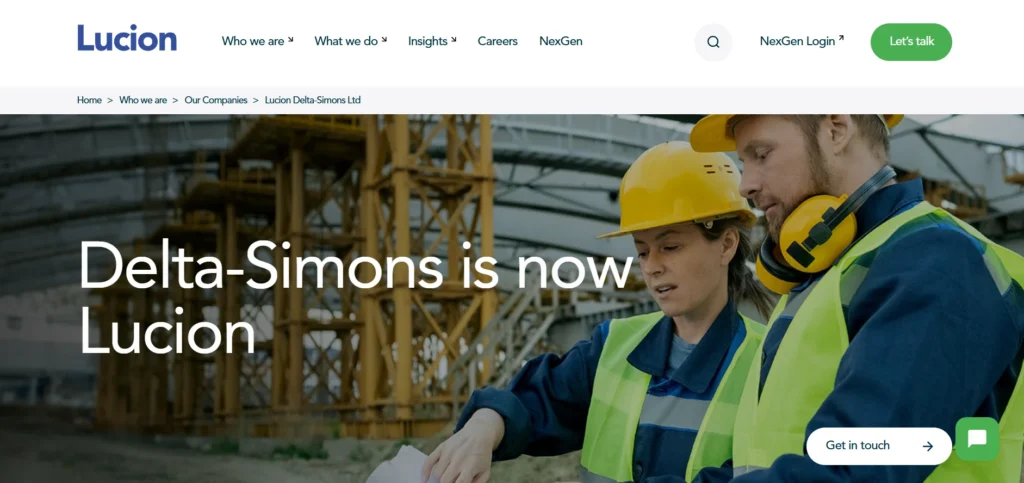 Site Assessment Provider - Delta-Simons (now Lucion)