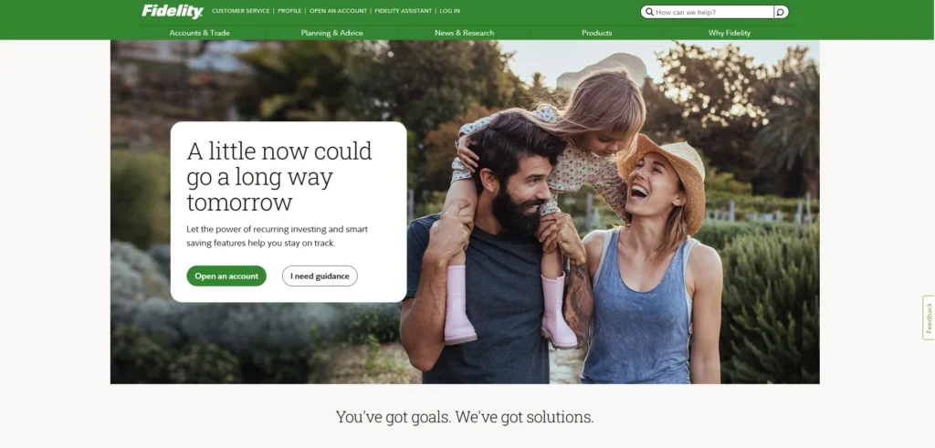Fidelity Investments- Robinhood Alternatives