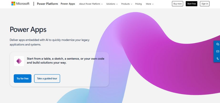 Low-Code Platform - Microsoft Power Apps