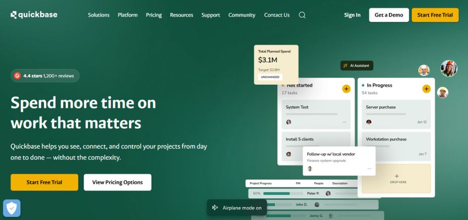 Low-Code Platform - Quickbase