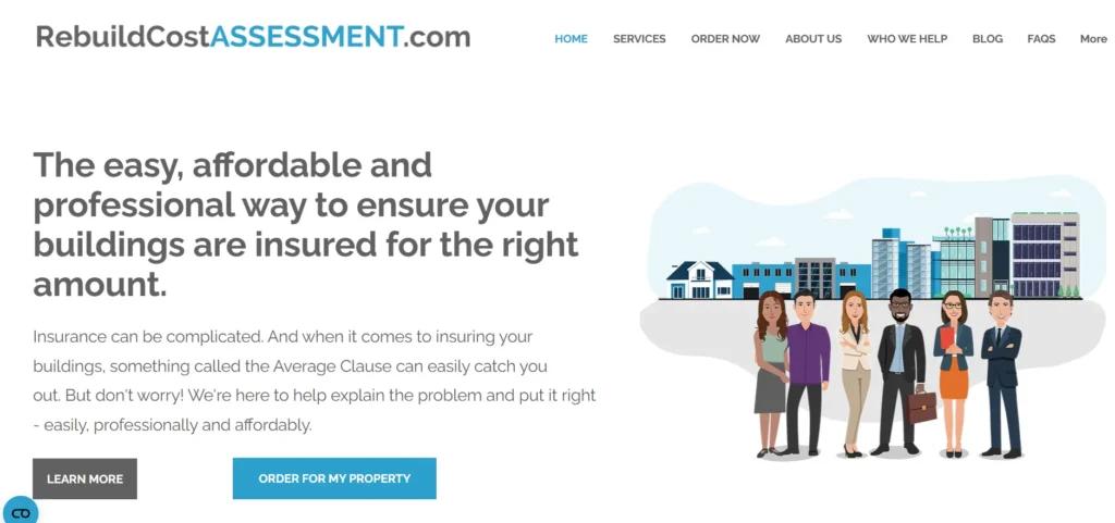Site Assessment Provider - Rebuild Cost Assessment