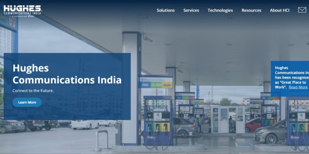 Telecom Companies in India - Hughes Communications India