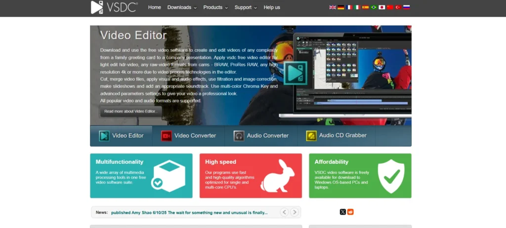 Video Editing Software - VSDC Free Video Editor
